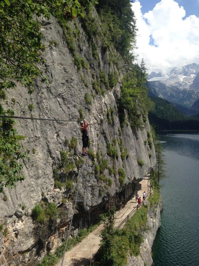 Ferienwohnung Stoablick - Barrierefrei Mit Bergblick Bad Goisern Ngoại thất bức ảnh