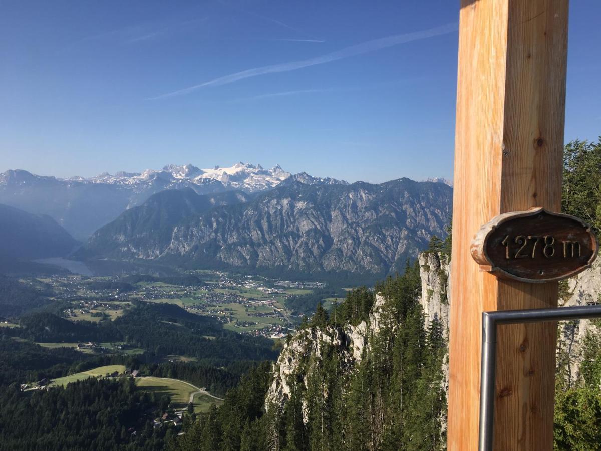 Ferienwohnung Stoablick - Barrierefrei Mit Bergblick Bad Goisern Ngoại thất bức ảnh
